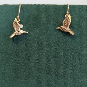 Sterling Silver Hummingbird Earrings